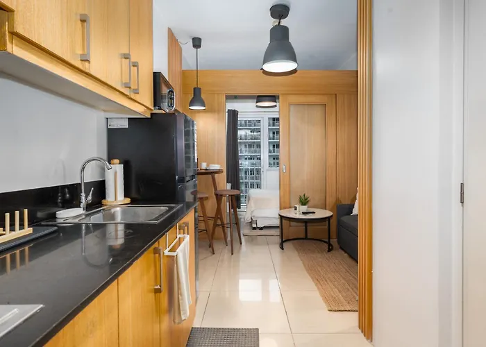 Brand New Japandi 1br With Pool View Near Moa & Naia Manila