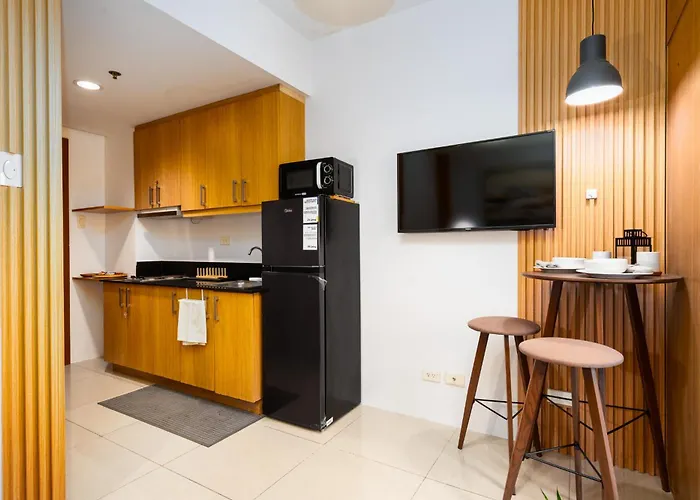 Brand New Japandi 1br With Pool View Near Moa & Naia Apartamento Manila